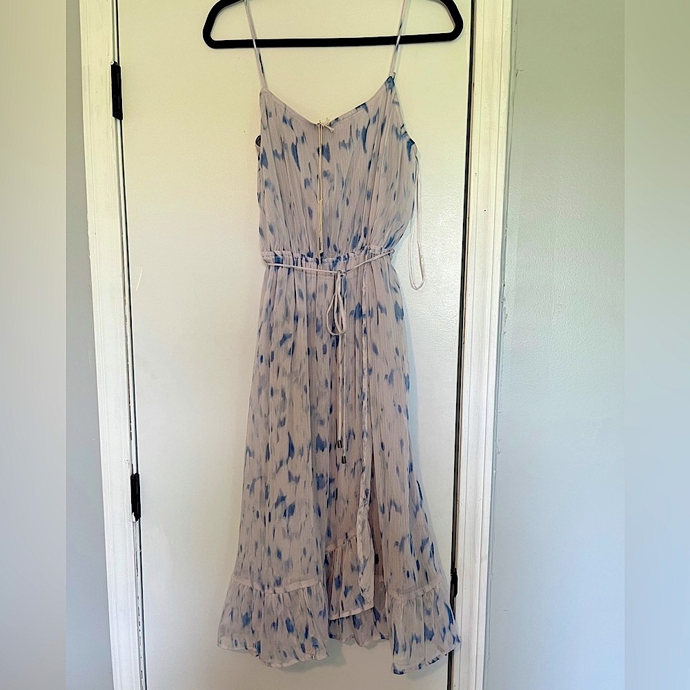NWT LOVESTITCH boutique dress. Size small. Lilac and blue color.